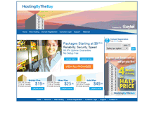 Tablet Screenshot of hostingbythebay.com